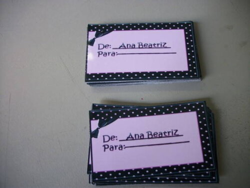 Etiquetas escolar