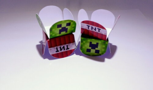 Forminha Personalizada Minecraft