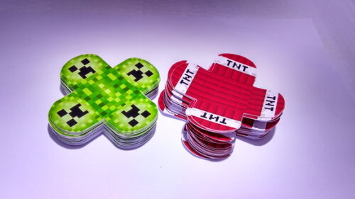 Forminha Personalizada Minecraft