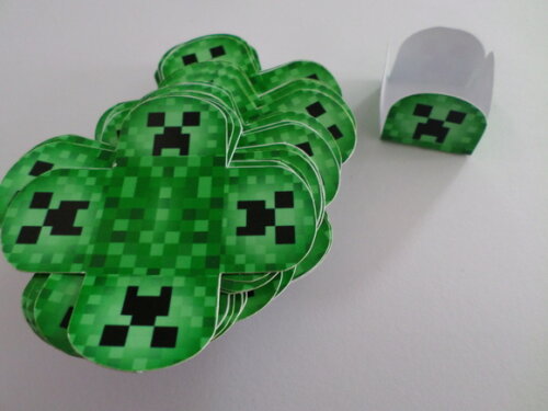 Forminha Personalizada Minecraft