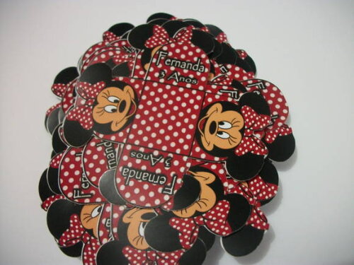 Forminha Personalizadas para Doces Minnie