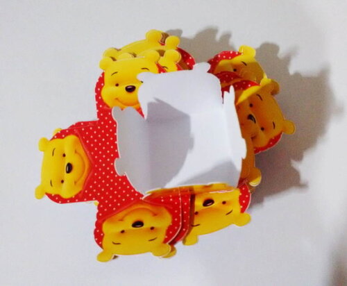 Forminhas para Doces Personalizadas Ursinho Pooh