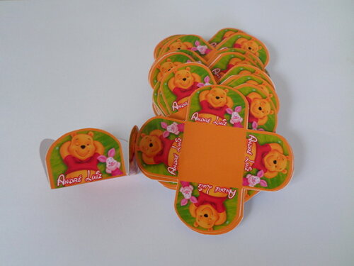 Forminhas para Doces Personalizadas Ursinho Pooh