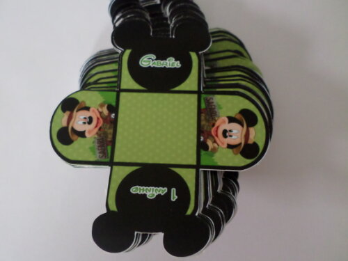 Forminhas Personalizadas Mickey Safari
