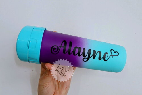 Garrafa de Agua Personalizada Degrade