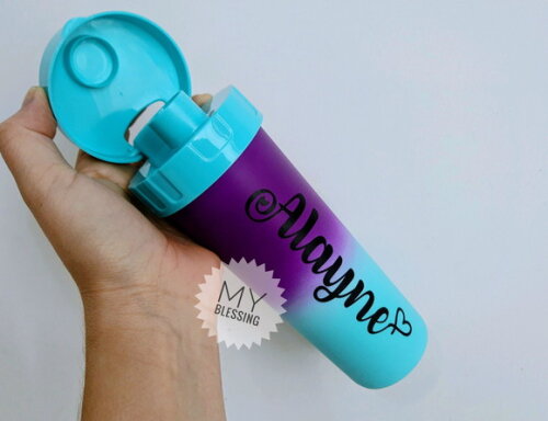 Garrafa de Agua Personalizada Degrade