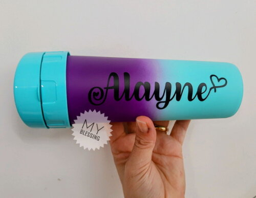 Garrafa de Agua Personalizada Degrade