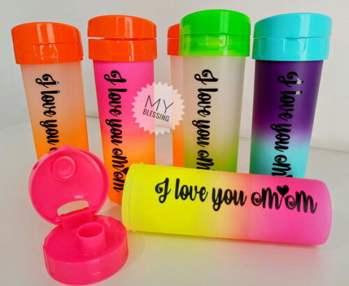 Garrafa de Agua Personalizada Degrade