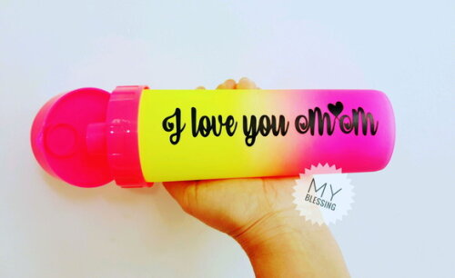 Garrafa de Agua Personalizada Degrade