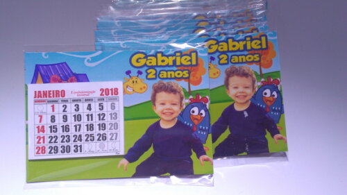 Imã Calendário Galinha Pintadinha