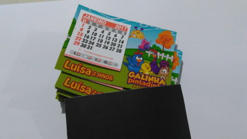 Imã Calendário Galinha Pintadinha