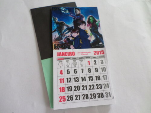 Imã com calendario