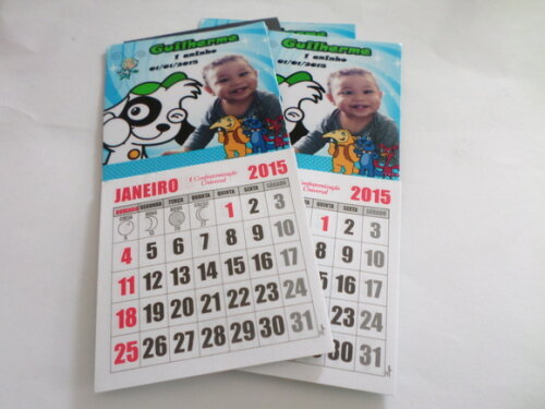 Imã com calendario dok