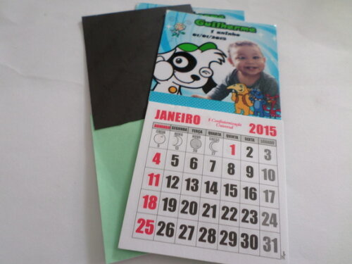 Imã com calendario dok