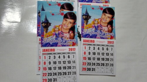 imã enrolados com calendario