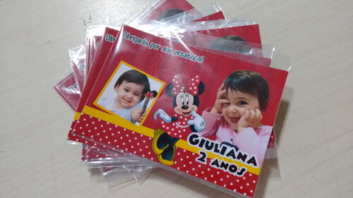imã minie vermelha