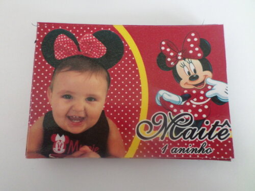 imã minie vermelha