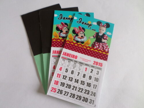 imã minnie vermelha com calendario