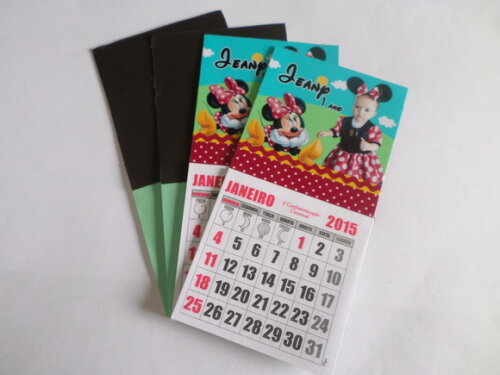 imã minnie vermelha com calendario