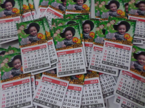 Ima para Geladeira com Calenderio Safari