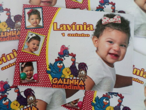 Imã para geladeira galinha pintadinha