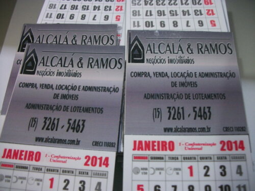 Ímãs Com Calendário empresarial