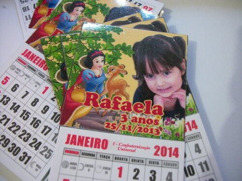 Ímãs Para Geladeira branca de neve