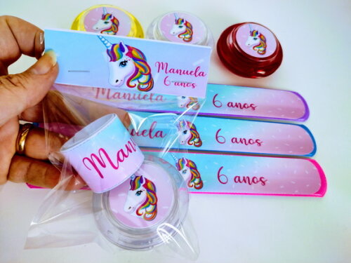 Ioiô Personalizado Mais Pulseira Unicornio