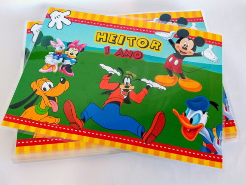 Jogo Americano Personalizado a Casa do Mickey