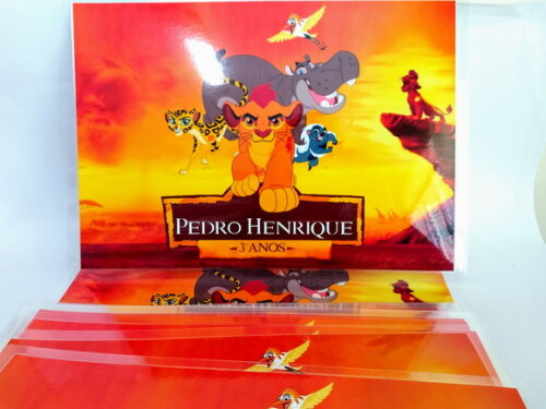 Jogo Americano Personalizado a Guarda do Leão