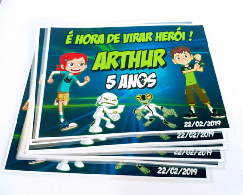 Jogo Americano Personalizado do Ben 10