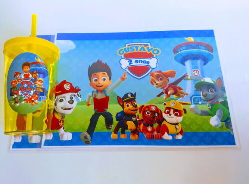 Jogo Americano Personalizado Patrulha Canina