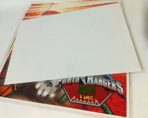 Jogo Americano Personalizado Power Rangers