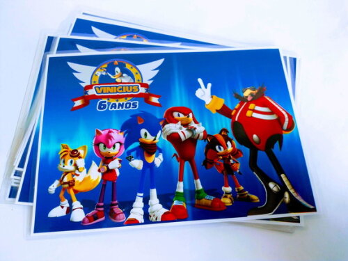 Jogo Americano Personalizado Sonic