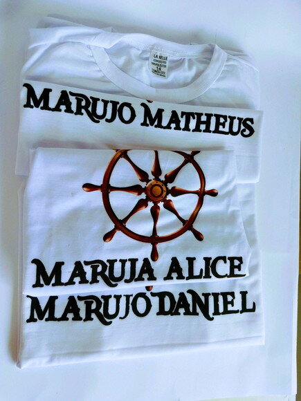 kit 3 Camiseta personalizada Marinheiro