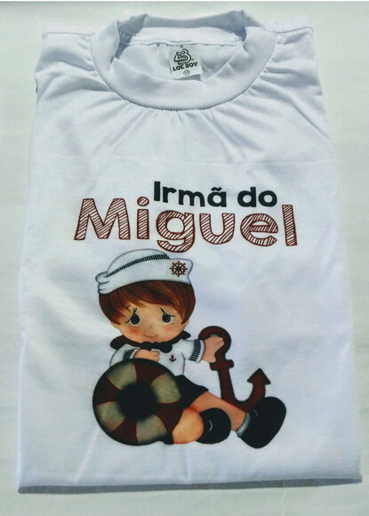 kit 3 Camiseta personalizada Marinheiro