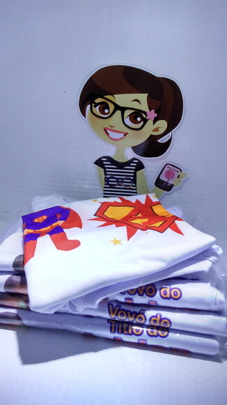 kit 3 Camiseta personalizada superman