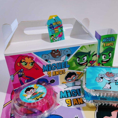 Kit Caixa Festa na Escola Jovens Titãs