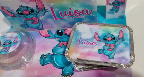 Kit Caixa Festa na Escola Stitch
