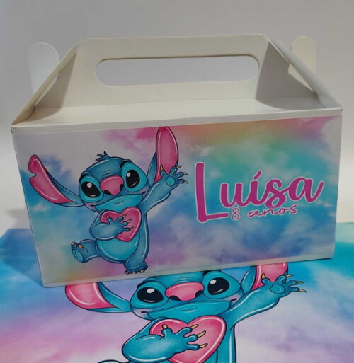 Kit Caixa Festa na Escola Stitch