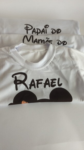 kit Camiseta personalizada mickey