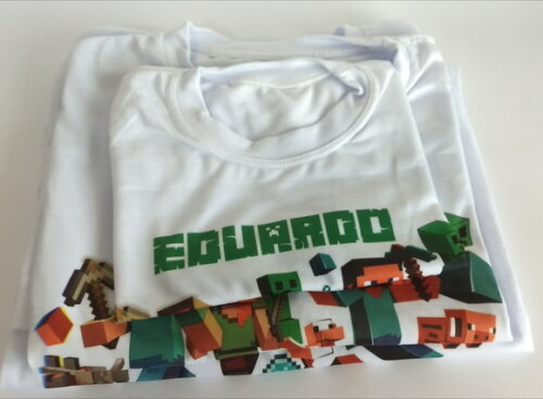kit Camiseta personalizada Minicraft