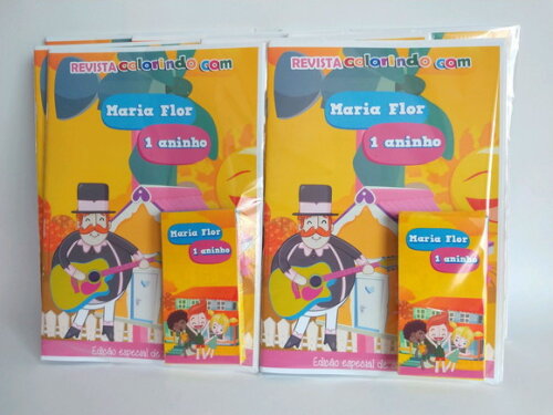 Kit Colorir Personalizado o Mundo de Bita