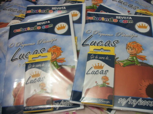 Kit Colorir Personalizado o Pequeno Príncipe