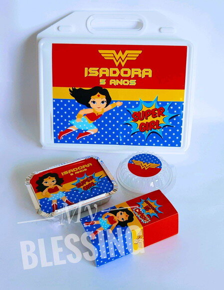 Kit Festa na Escola Mulher Maravilha