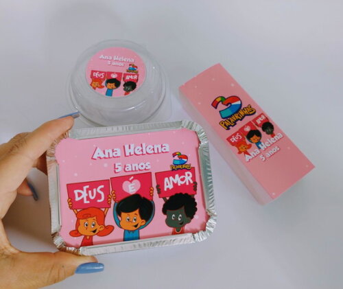 Kit Festa na Escola Personalizado 3 Palavrinhas