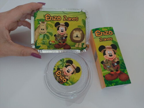Kit Festa na Escola Personalizado Mickey Safari
