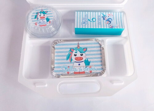 Kit Festa na Escola Personalizado Unicórnio