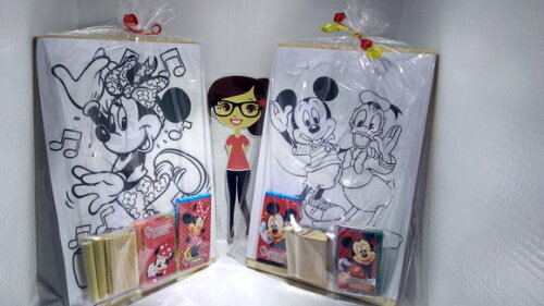 Kit Lousinha Princesinha Mickey e Minnie
