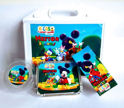 Kit Maleta Festa na Escola a Casa do Mickey